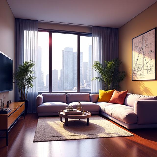 Ancient architectural draft overlaying a modern apartment floor plan